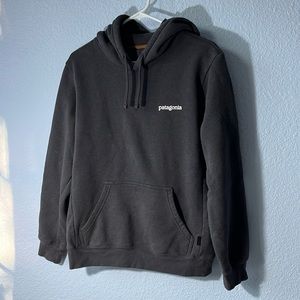 Men’s Patagonia black logo hoodie